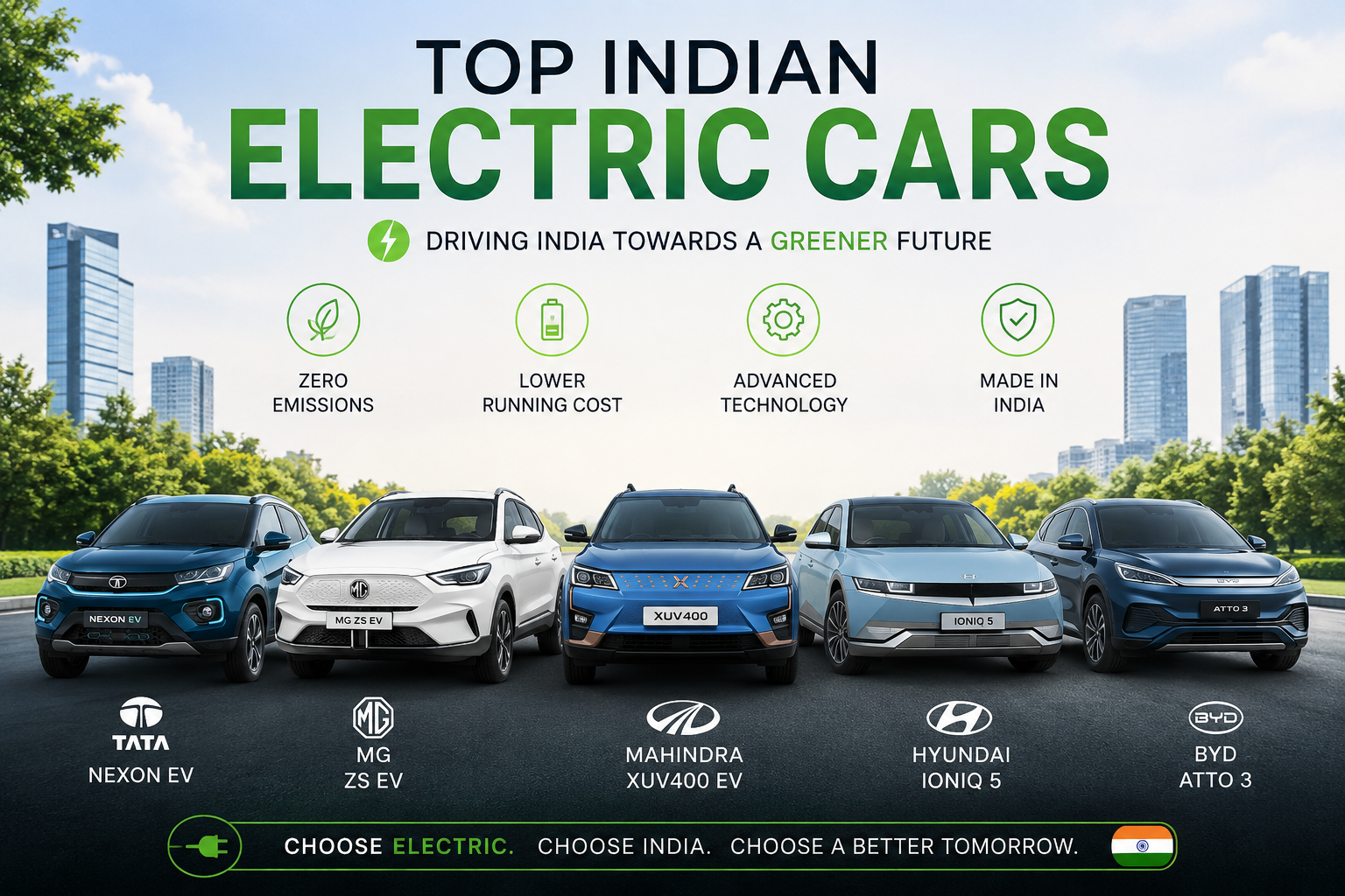 Top 10 Electric Cars in India 2026: Price, Range & Full Comparison