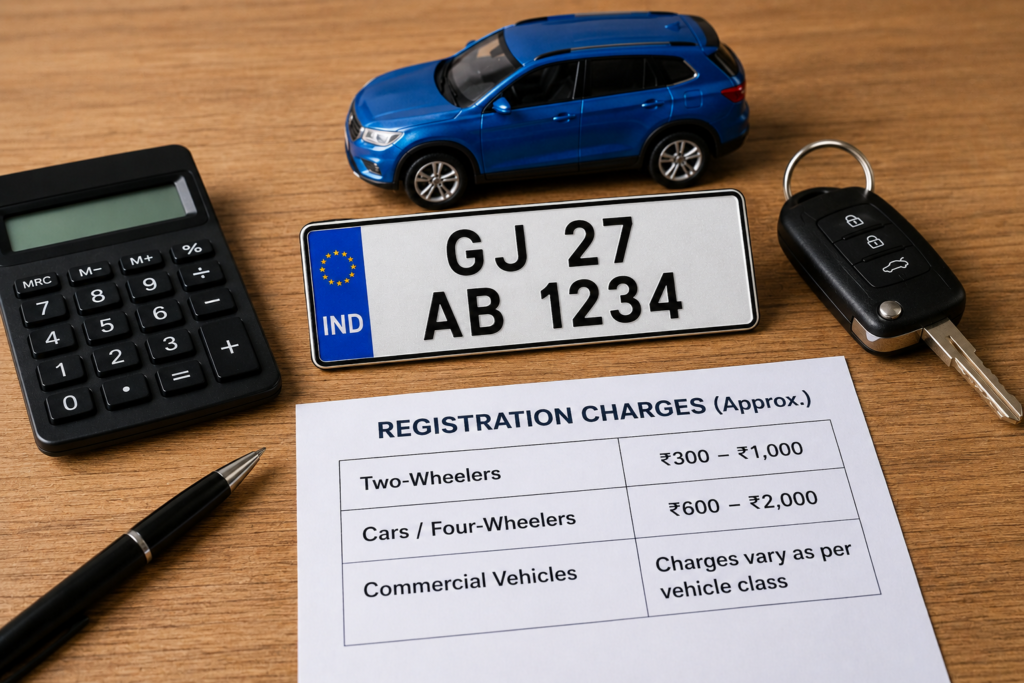 GJ 27 RTO Vehicle Registration Charges