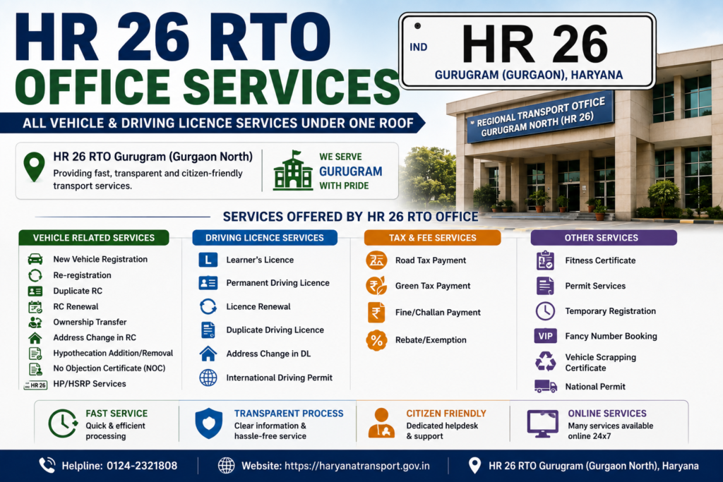 HR 26 RTO Office Services