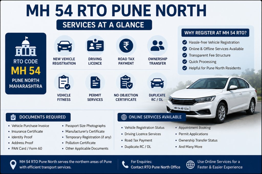 MH 54 RTO Pune North