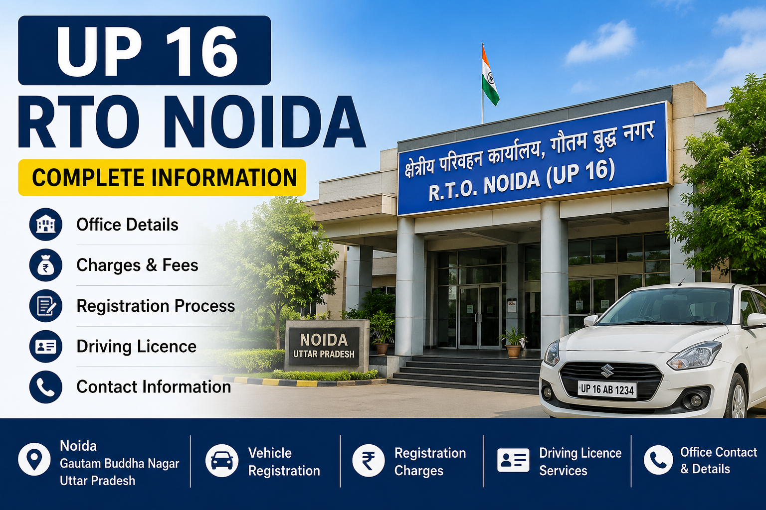 UP 16 RTO Noida Information: Complete Guide to Office Details and Registration