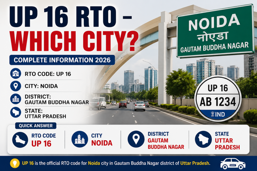UP 16 which city